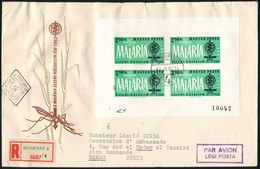 1962 Malária Vágott Kisív Ajánlott FDC-n - Sonstige & Ohne Zuordnung