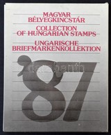 ** 1987 Bélyegkincstár évkönyv, Benne Az Ajándék Feketenyomattal - Andere & Zonder Classificatie