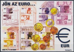 ** 2001/50 Jön Az Euro... Emlékív Sorszám Nélkül! (csak Néhány Példány Létezik) - Other & Unclassified