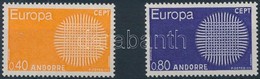 ** 1970 Europa CEPT Sor Mi 222-223 - Andere & Zonder Classificatie