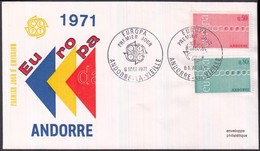 1971 Europa CEPT Sor FDC-n Mi 232-233 - Andere & Zonder Classificatie