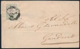 1856 Levél Okmánybélyeggel, érkezési Bélyegzéssel / Cover With Fiscal Stamp, With Arrival Postmark - Sonstige & Ohne Zuordnung