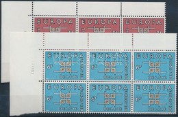 ** 1963 Europa CEPT Sor ívsarki Hatostömbökben Mi 1320-1321 - Sonstige & Ohne Zuordnung