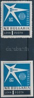 ** 1958 Brüsszeli Világkiállítás Fogazott és Vágott Bélyeg Mi 1087 A+B - Andere & Zonder Classificatie