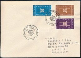 ** 1963 Europa CEPT Sor FDC,
Europa CEPT Set FDC
Mi 225-227 - Other & Unclassified