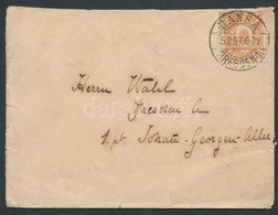 1897 Hansa Magánposta Bélyeg Levélen / Hansa City Post Cover - Andere & Zonder Classificatie