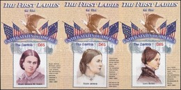 ** 2007 First Ladies Blokkok,
First Ladies Blocks
Mi  738,740,741, - Sonstige & Ohne Zuordnung