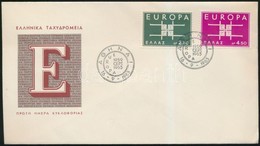 1963 Europa CEPT Sor FDC-n Mi 821-822 - Andere & Zonder Classificatie