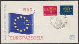 1960 Europa CEPT Sor Mi 753-754 FDC-n - Andere & Zonder Classificatie