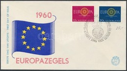 1960 Europa CEPT Sor Mi 753-754 FDC-n - Sonstige & Ohne Zuordnung