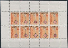 ** 1968 Europa CEPT Emigrációs Kiadás Tízes Kisív - Other & Unclassified