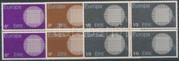 ** 1970 Europa CEPT Sor Négyestömbökben Mi 239-241 - Andere & Zonder Classificatie