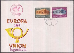 1969 Europa CEPT Sor FDC-n Mi 1361-1362 I - Andere & Zonder Classificatie