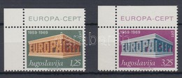 ** 1969 Európa ívsarki Sor + FDC Mi 1361 I-1362 I - Andere & Zonder Classificatie