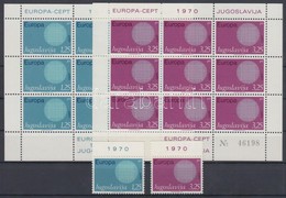 ** 1970 Európa Sor + Kisívsor + FDC Mi 1379-1380 - Andere & Zonder Classificatie