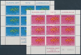 ** 1972 Europa CEPT Kisív Sor Mi 1457-1458 - Andere & Zonder Classificatie