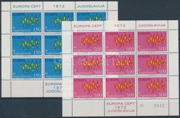 ** 1972 Europa CEPT Kisív Sor Mi 1457-1458 - Andere & Zonder Classificatie