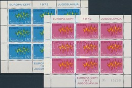 ** 1972 Europa CEPT Kisív Sor Mi 1457-1458 - Andere & Zonder Classificatie