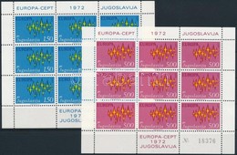 ** 1972 Europa CEPT Kisív Sor Mi 1457-1458 - Andere & Zonder Classificatie