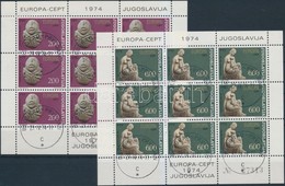 O 1974 Europa CEPT Kisív Sor Mi 1557-1558 - Andere & Zonder Classificatie