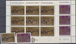 ** 1979 Europa CEPT A Posta és A Távközlés Története Sor + Kisívsor Mi 1787-1788 - Andere & Zonder Classificatie