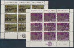 ** 1979 Europa CEPT Posta- és Távközlés Történelme Kisívsor Mi 1787-1788 - Andere & Zonder Classificatie