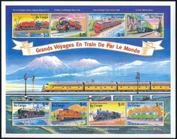 ** 2001 Vasút Kisívsor,
Railway Minisheet Set
Mi 1567-1582 - Sonstige & Ohne Zuordnung