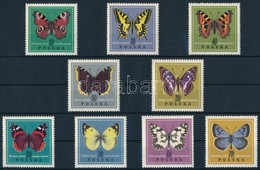 ** 1967 Lepkék Sor,
Butterfly Set
Mi 1797-1805 - Other & Unclassified