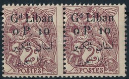 ** 1924 Mi 26 Pár, Az Egyik Bélyegen Fordított '1' / Pair,  Inverted '1' On One Stamp - Sonstige & Ohne Zuordnung