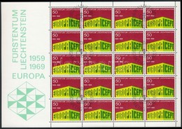 O 1969 Europa CEPT Kisív Elsőnapi Bélyegzéssel Mi 507 - Andere & Zonder Classificatie