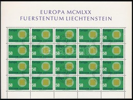 O 1970 Europa CEPT Kisív Elsőnapi Bélyegzéssel Mi 525 - Andere & Zonder Classificatie