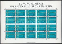 O 1971 Europa CEPT Kisív Elsőnapi Bélyegzéssel Mi 545 - Andere & Zonder Classificatie