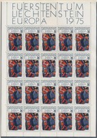 ** 1975 Europa CEPT Festészet Kisív Sor Mi 623-624 - Andere & Zonder Classificatie