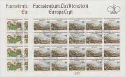 O 1977 Europa CEPT, Tájak Kisívsor Mi 667-668 - Andere & Zonder Classificatie