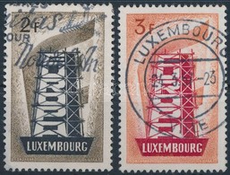 O 1956 Europa CEPT Mi 555-556 - Andere & Zonder Classificatie