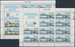 ** 1977 Europa CEPT Kisív Sor Mi 554-555 - Andere & Zonder Classificatie