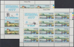 ** 1977 Europa CEPT, Tájak Kisívsor Mi 554-555 - Andere & Zonder Classificatie