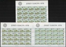 ** 1978 Europa CEPT Kisív Sor Mi 177-179 - Other & Unclassified