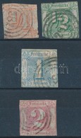 O 1859  Mi 13-16 (vegyes Minőség / Mixed Quality)  (Mi EUR 190.-) - Other & Unclassified