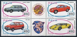 ** 1985 Autók Sor Hatostömbben,
Cars Set In Blocks Of 6
Mi 1912-1915 - Andere & Zonder Classificatie