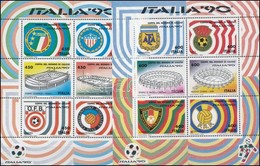 ** 1990 Labdarúgás Blokksor,
Football Blockset
Mi 3-8 - Andere & Zonder Classificatie