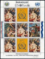 ** 1986 Rubens Festmények Kisív,
Rubens Paintings Minisheet
Mi 4045 - Sonstige & Ohne Zuordnung