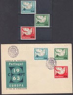 ** 1963 Europa CEPT Sor Mi 948-950 + FDC - Andere & Zonder Classificatie