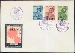 1967 Europa CEPT Sor FDC-n Mi 1026-1028 - Andere & Zonder Classificatie