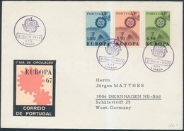 1967 Europa CEPT Sor FDC-n Mi 1026-1028 - Andere & Zonder Classificatie