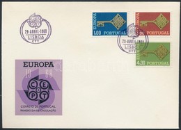 1968 Europa CEPT Sor FDC-n Mi 1051-1053 - Andere & Zonder Classificatie