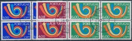 O 1973 Europa CEPT Sor 4-es Tömbökben Mi 1199-1201 - Andere & Zonder Classificatie