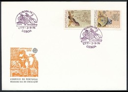 1976 Europa CEPT, Iparművészet Sor Mi 1311-1312 FDC-n - Andere & Zonder Classificatie