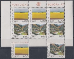 ** 1977 Europa CEPT Sor Mi 1360-1361 + Blokk 20 - Andere & Zonder Classificatie