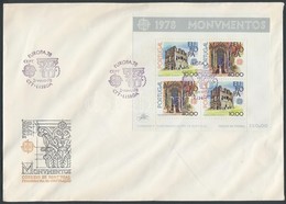 1978 Europa CEPT, Műemlékek Blokk Mi 23 FDC-n - Andere & Zonder Classificatie